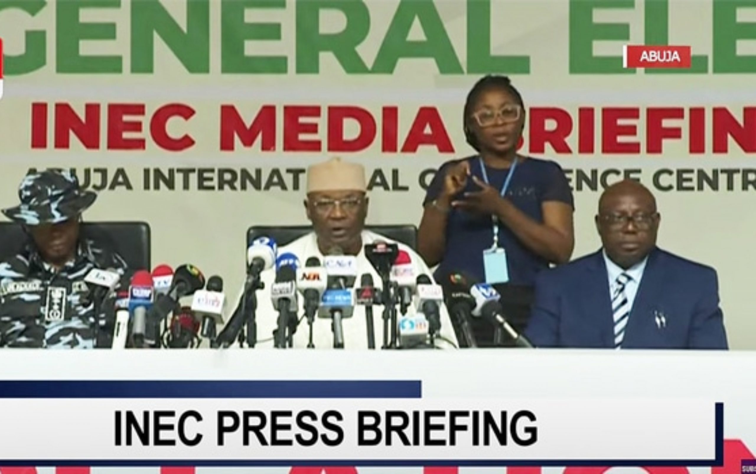 JUST IN: INEC Chairman Briefs, Says All Nigerians At Polling Units Before 2:30pm Will Vote