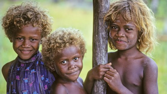 The Melanesian: Dark-Skinned People With Blonde Hair