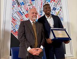 Victor Osimhen Wins Best Foreign Athlete In Italy