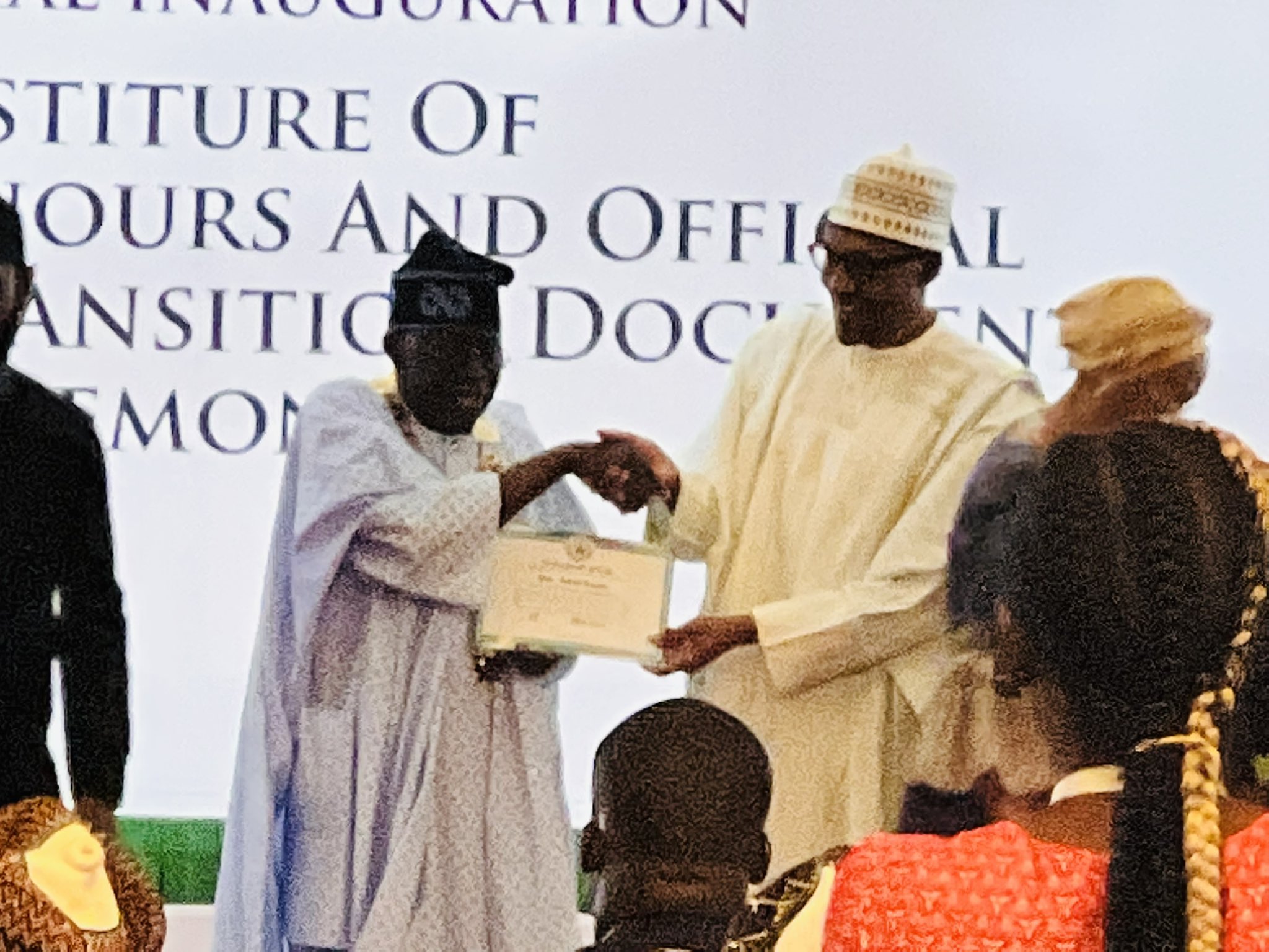 JUST-IN: Buhari Confers GCFR On Tinubu, Highest Honour In Nigeria