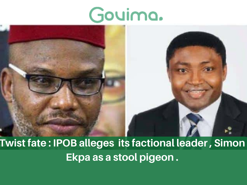 Twisted Fate: IPOB Alleges Its Factional Leader, Simon Ekpa As A Stool Pigeon