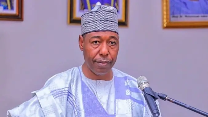 Gov Zulum Promises University Scholarship For Workers Building IDP Camps