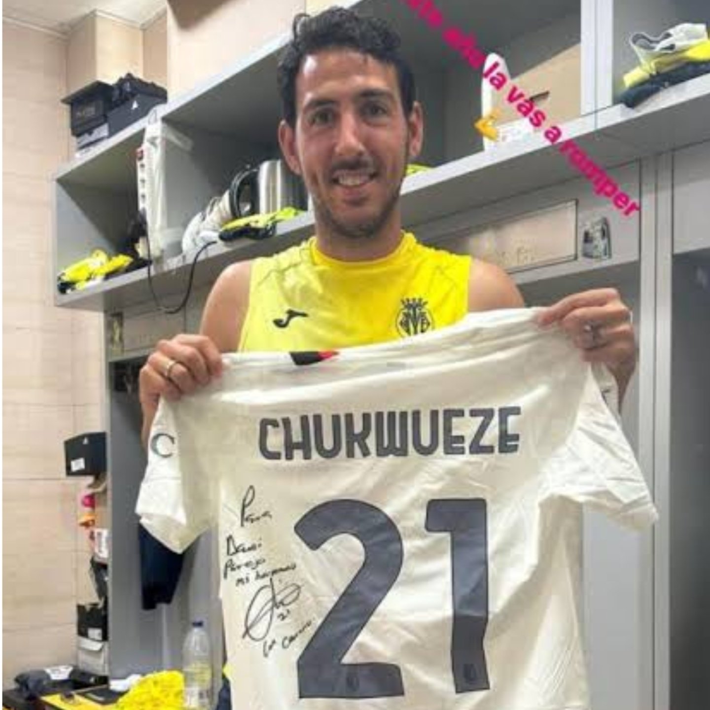 Dani Parejo Sends Greetings To Former Teammate Samuel Chukwueze