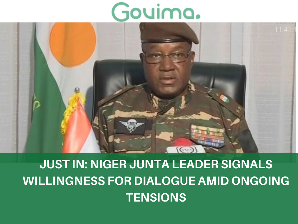 JUST IN: Niger Junta Leader Signals Willingness For Dialogue Amid Ongoing Tensions
