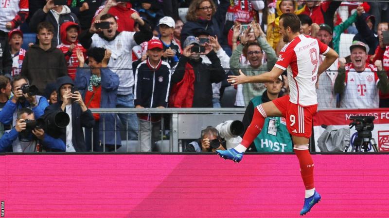 Harry Kane Scores Brace On Home Debut In Bundesliga