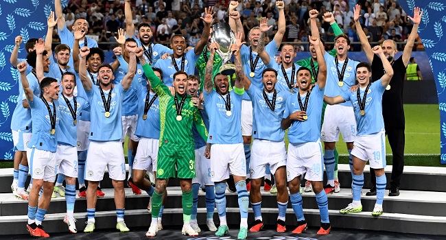Manchester City Win UEFA Super Cup 5-4 On Penalties Against Sevilla