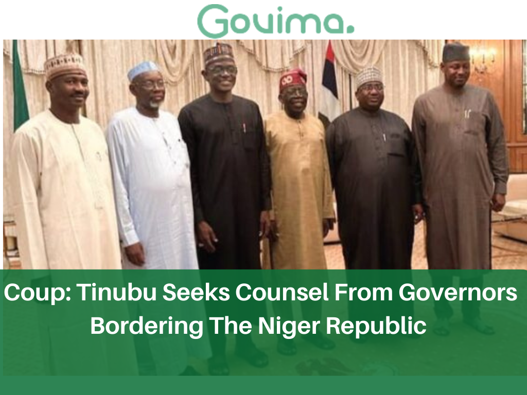 Coup: Tinubu Seeks Counsel From Governors Bordering The Niger Republic