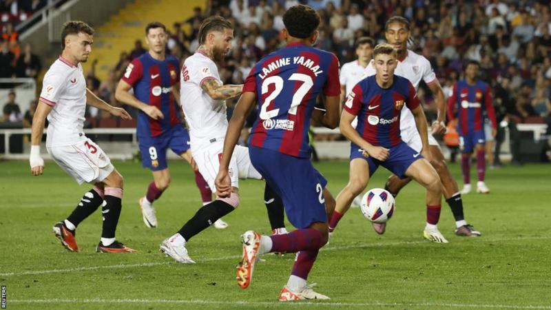 Ramos Own Goal Gifts Barcelona Win Over Sevilla