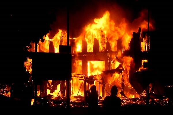 Tragedy Strikes As Fire Engulfs Smuggled Petrol Depot In Seme Krake On Benin-Nigeria Border, Claiming 33 Lives
