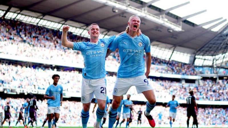 Haaland Back To Scoring As Manchester City Defeat Brighton 2-1