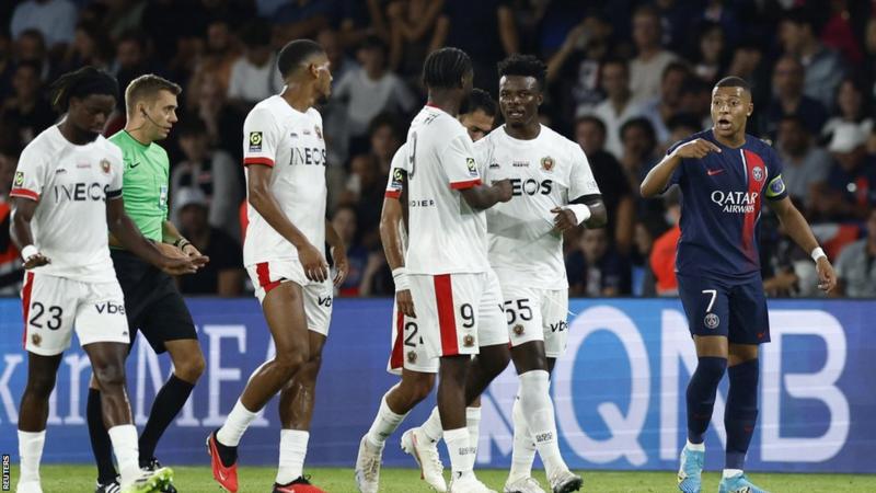 Terem Moffi Stars As Nice Defeat PSG At Parc Des Prince