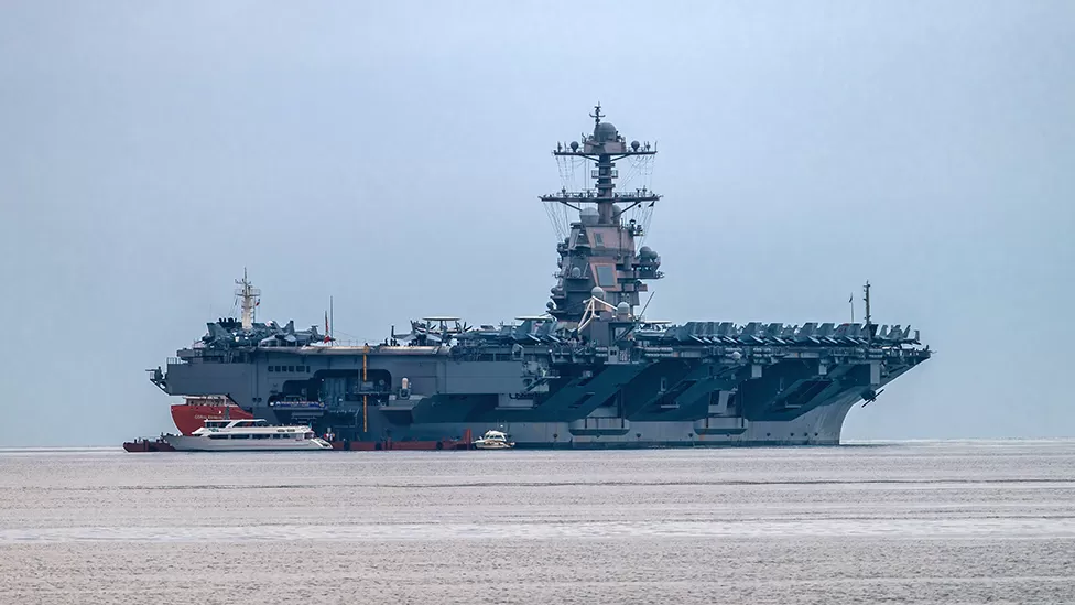 US Moves Warship Close To Israel Following Hamas Attack