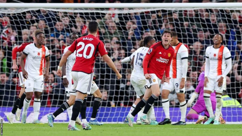 Manchester United Manage To Beat Relegation Threatened Luton