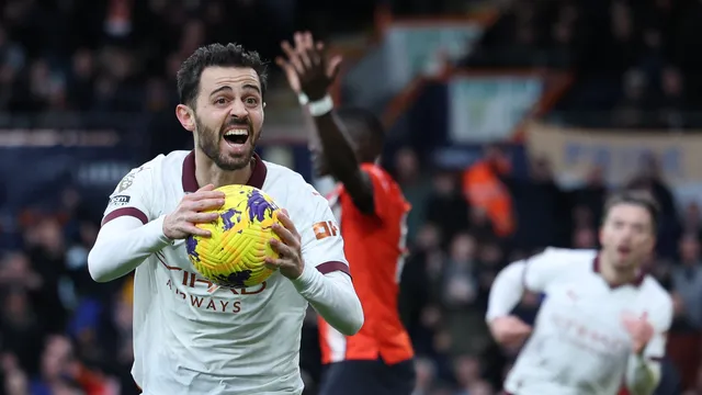 Luton Town 1-2 Manchester City: Cityzens Come From Behind To End Winless Run