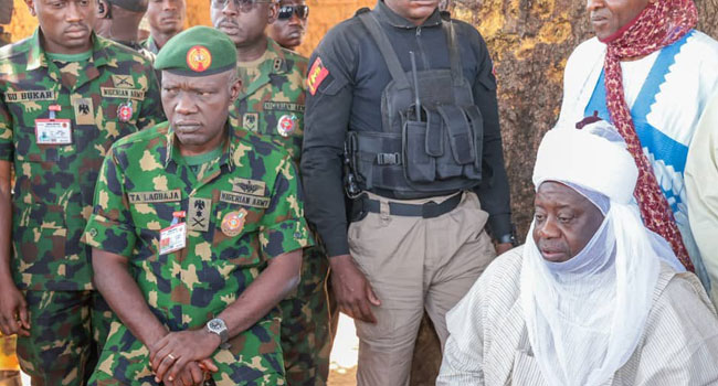 Chief Of Army Staff Lieutenant General Taoreed Lagbaja Visits Kaduna After Deadly Military Air Strike