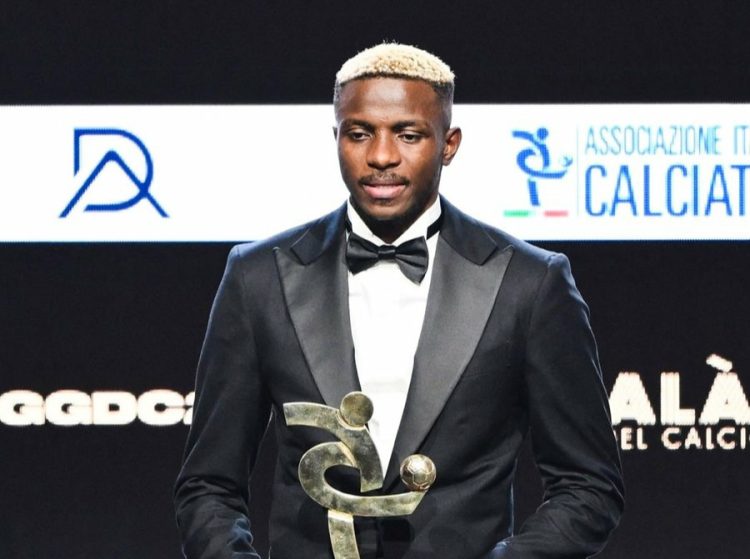 Victor Osimhen Wins AIC Footballer Of The Year Award
