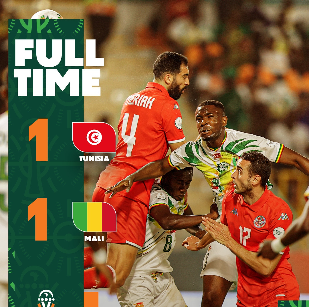 Tunisia Left Hoping For A Miracle As They Played Out A 1:1 Draw Against Mali.
