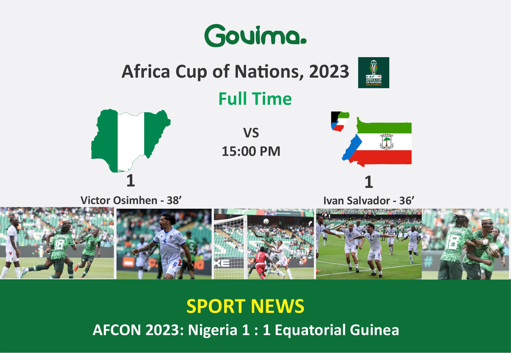 Woeful Start: Super Eagles Draw Points With Equatorial Guinea, Despite Osimhens’ Equalizer