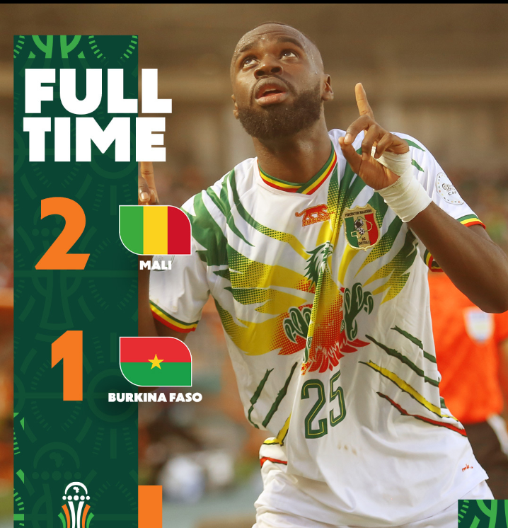 Mali Through To The Quarter Final After 2:1 Win Against Burkina Faso