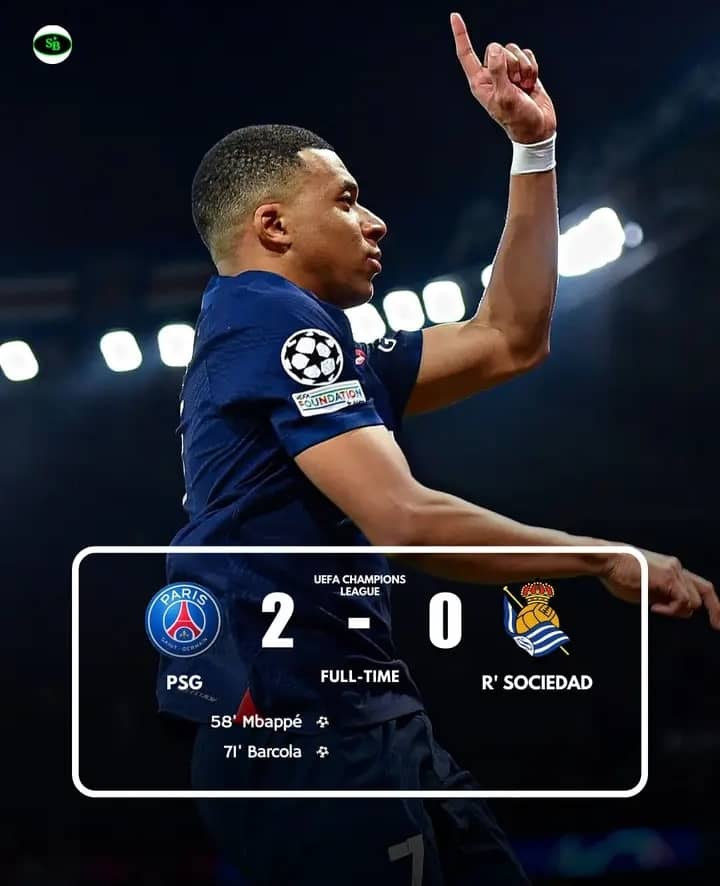 Champions League: PSG Overcame A Spirited Real Sociedad In Paris