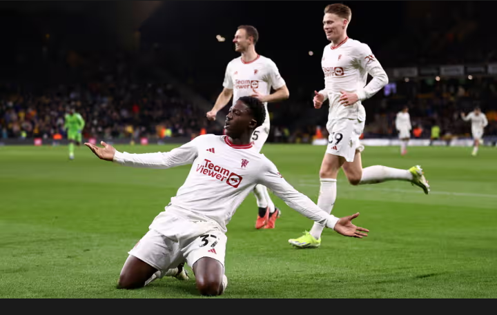 Manchester United Had Kobbie Mainoo To Thank After A Dramatic Injury Time Winner Against Wolves At The Molineux