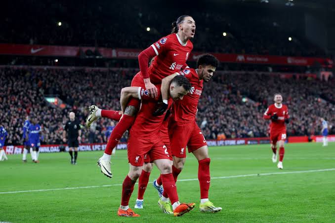 Liverpool Thrashed Chelsea 4:1 To Extend Lead At The Top To Five Points