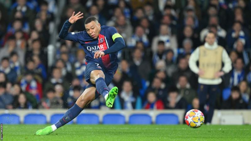 Champions League: Kylian Mbappe The Bright Spark As PSG Sail Through Real Sociedad Hurdles; Winning 2:1 To Qualify For The Quarters
