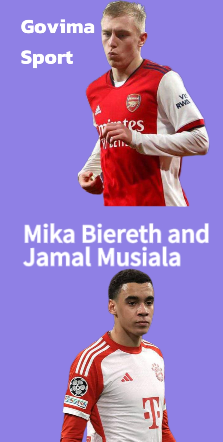 The Friendship Beyond Football; Arsenal’s Mika Biereth and Bayern’s Jamal Musiala