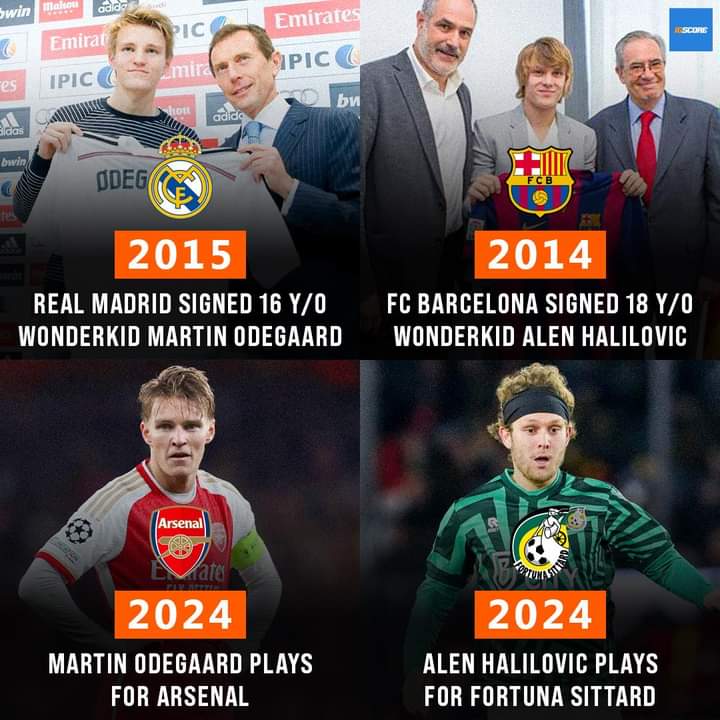 From El Clasico Prospects to Diverse Paths: Ødegaard and Halilović’s Football Journeys