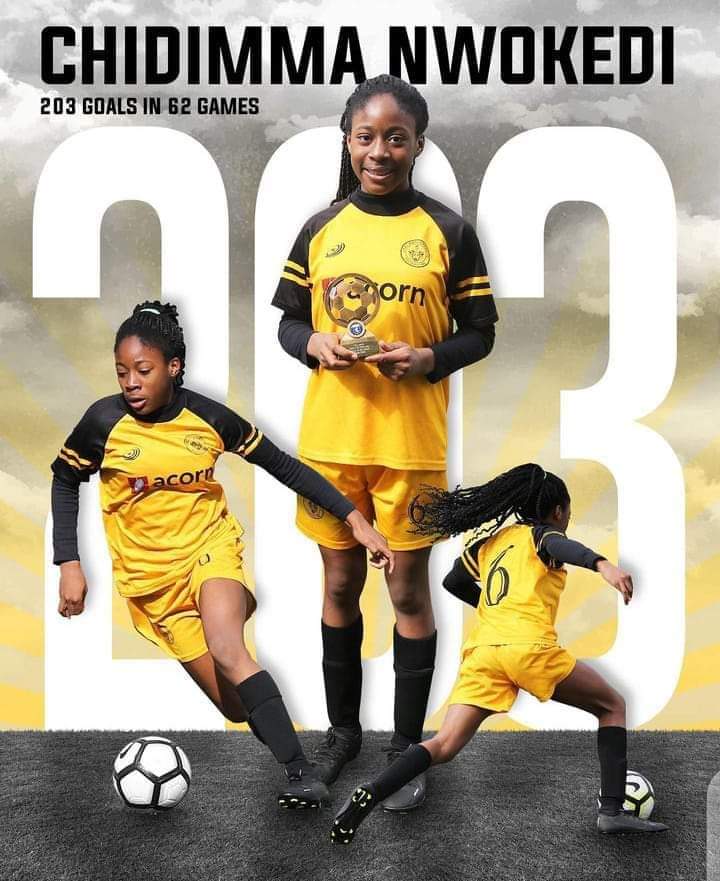 Meet The Nigerian Born Prodigy; Chidimma Nwokedi Who Has Scored 203 Goals In Just 62 Matches