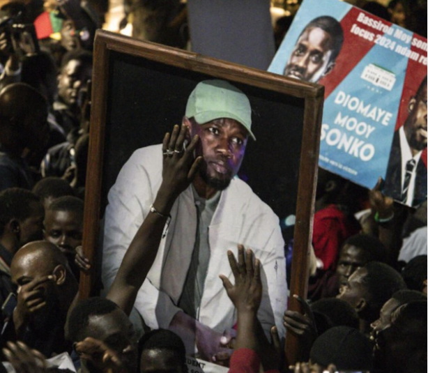 Bassirou Diomaye Faye Leads In Senegal’s Presidential Election, Supporters Celebrate Victory