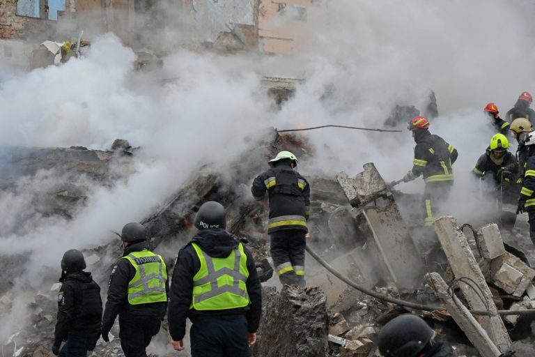 Russian Missiles Downed Over Kyiv, 10 Civilians Injured
