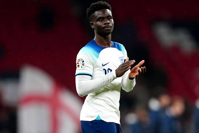 Just In: Saka Withdraws From England Squad Due To Injury