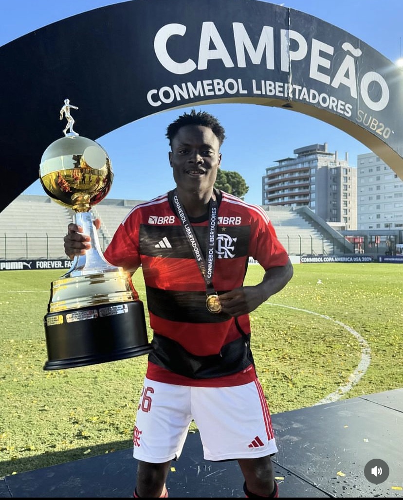 Nigerian Prodigy Oluwashola Ogundana Wins U-20 Copa Libertadores With Flamengo