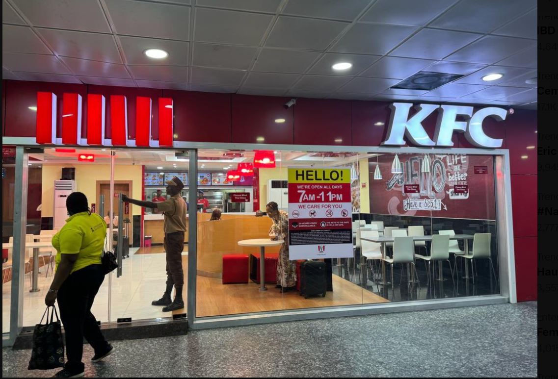Just In: FAAN Shuts Down KFC Outlet At Lagos Airport Over Disability Discrimination
