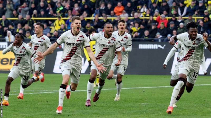 Bundesliga: Bayer Leverkusen’s Unbeaten Run Continues; Thanks To Josip Stanisic’s Late Strike Against Dortmund
