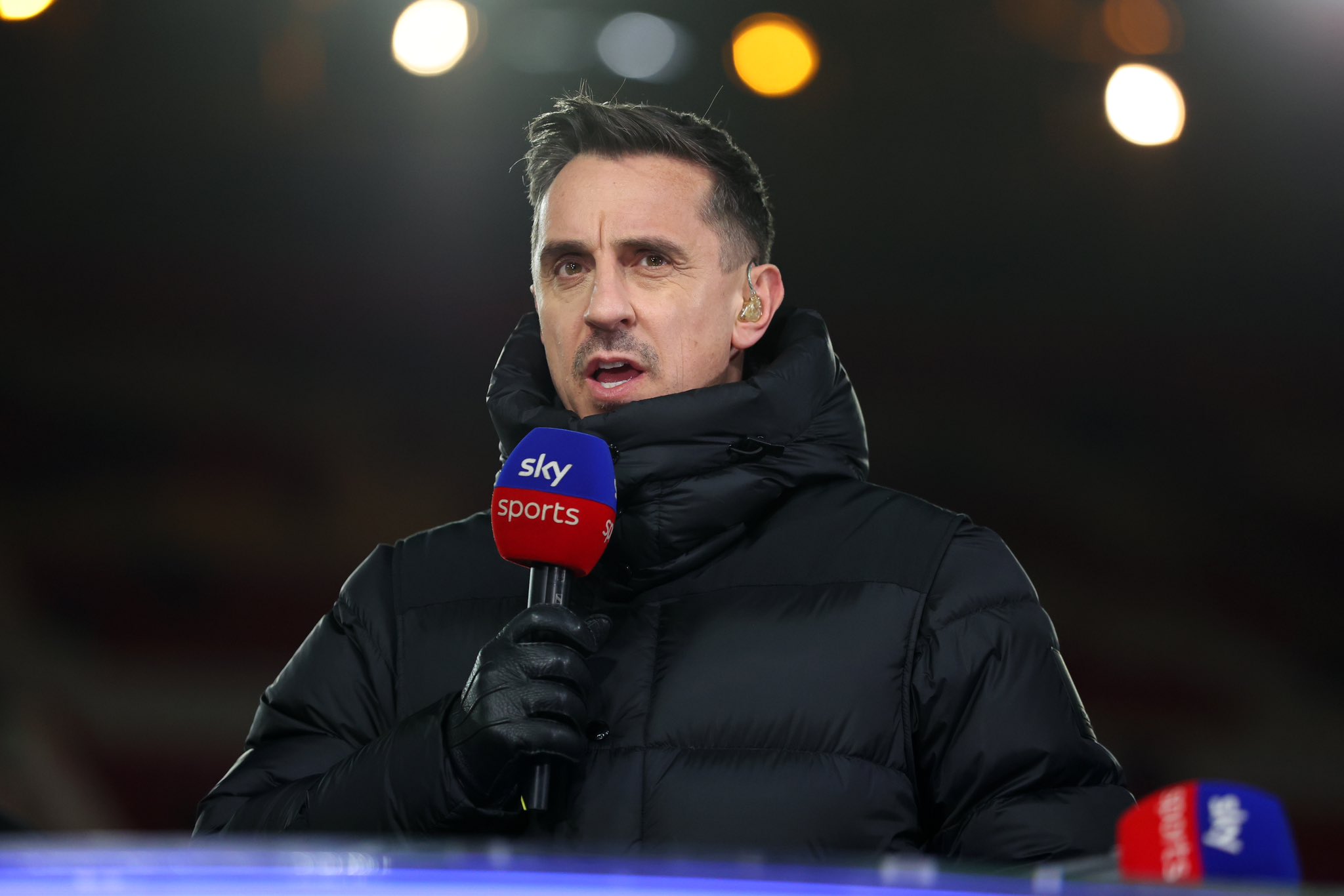 Gary Neville Looks Forward To A Crunch North London Derby