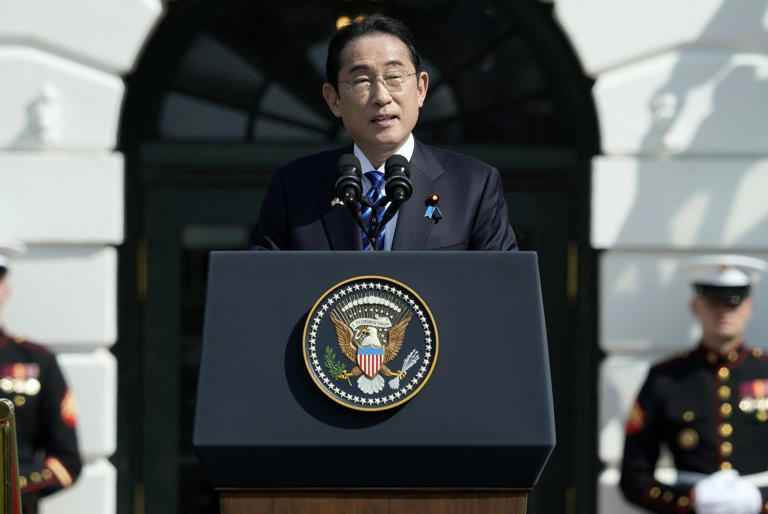 Japanese PM Fumio Kishida Affirms Alliance With U.S. In Address To Congress Amid Global Challenges