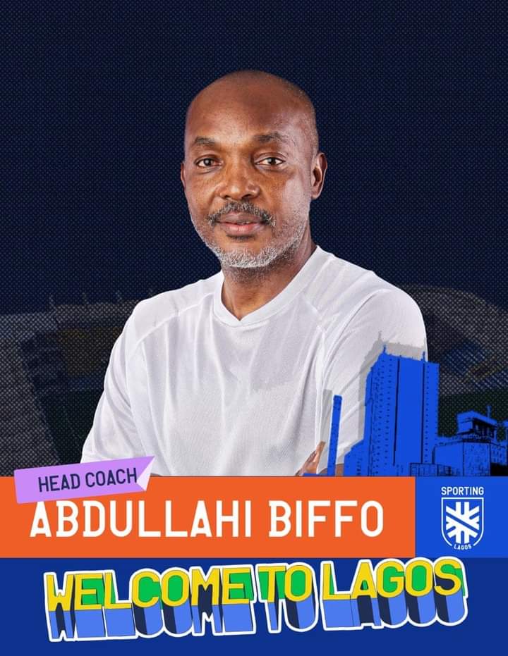 NPFL: Sporting Lagos Appoints Abdullahi Biffo As New Head Coach
