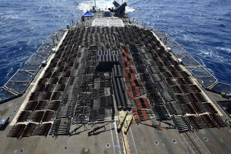 US Military Transfers Seized Arms To Ukraine