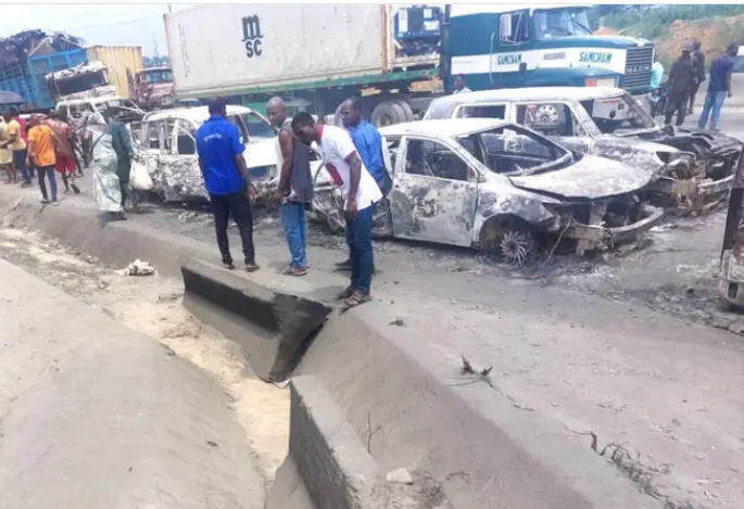Fatal Fuel Tanker Explosion In Rivers State Claims Four Lives And Engulfs 70 Vehicles, Says Police