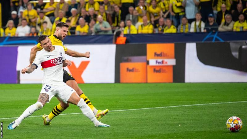 UCL: Borussia Dortmund Edge Out PSG In Semi-Final First Leg Contest