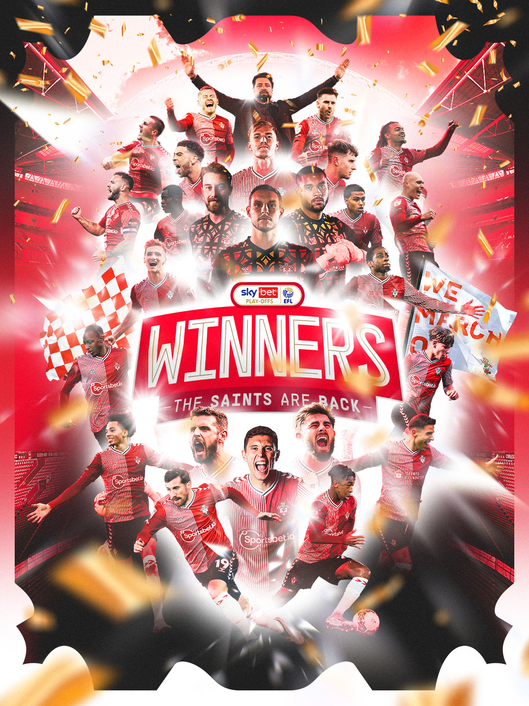 Joe Aribo’s Southampton Back To The Premier League, Following Their 1:0 Victory Over Leeds In Championship Play-off