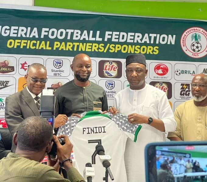 NFF Officially Unveils Finidi George As Super Eagles Head Coach