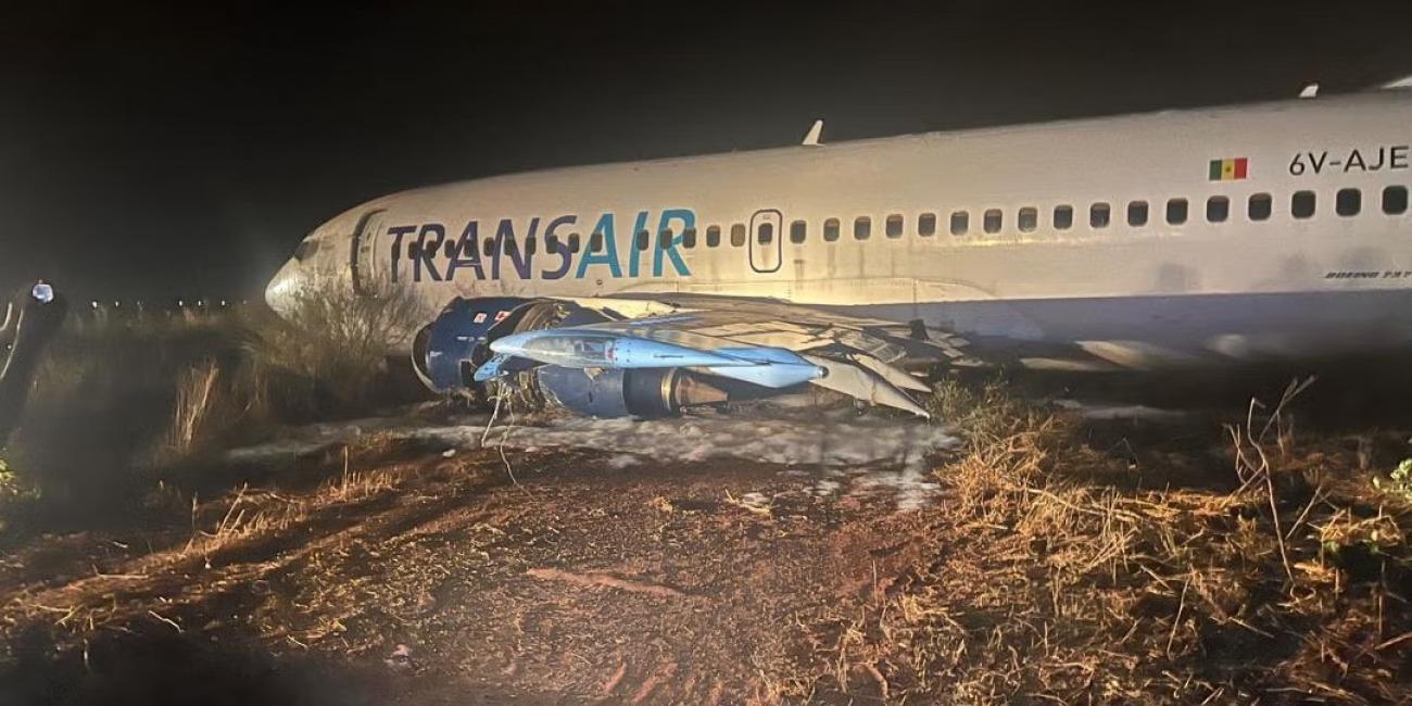 Boeing Plane Skid Leaves 11 Injured In Senegal