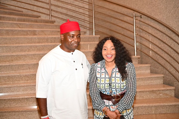 Wife Of IPOB Leader Nnamdi Kanu Thanks Senator Ubah For Facilitating Visit To Husband In DSS Custody