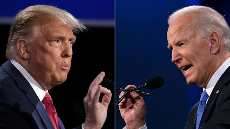 Trump Takes Aim At Biden During Campaigns On Rare Day Out Of Court