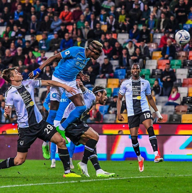 Victor Osimhen and Isaac Success Both On Target As Udinese and Napoli Played Out A 1:1 Draw