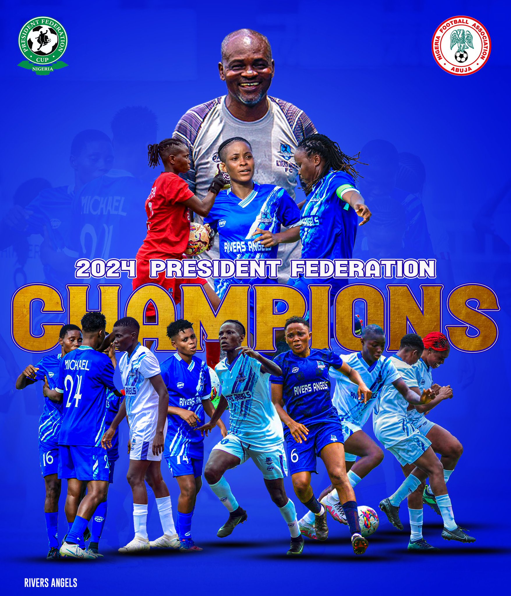 Rivers Angels Wins President FA Cup Title With Victory Over Naija Ratels