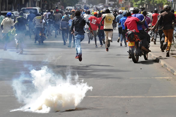 Tensions Erupt In Rivers State As Police Disperse Protesters Calling For Cybercrime Act Repeal And Return Of Governor Fubara